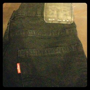 511 black slim jeans